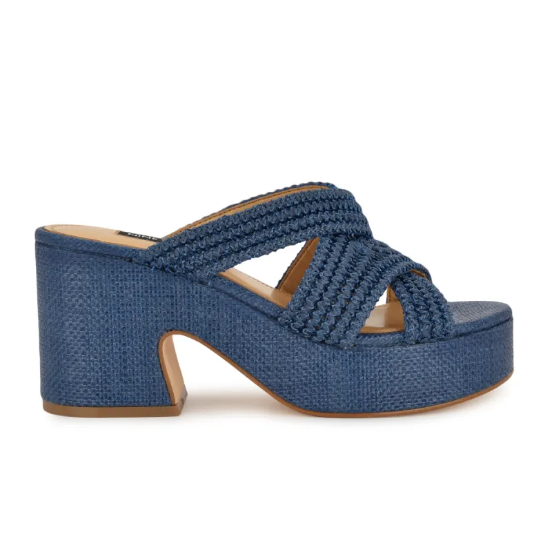 Bemay Platform Slide Sandals sold by Nine West