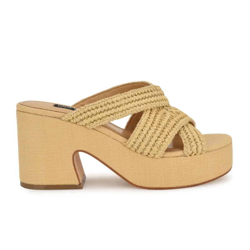 Bemay Platform Slide Sandals sold by Nine West