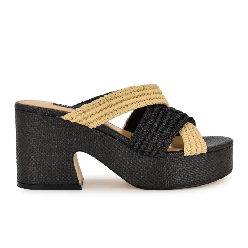 Bemay Platform Slide Sandals sold by Nine West