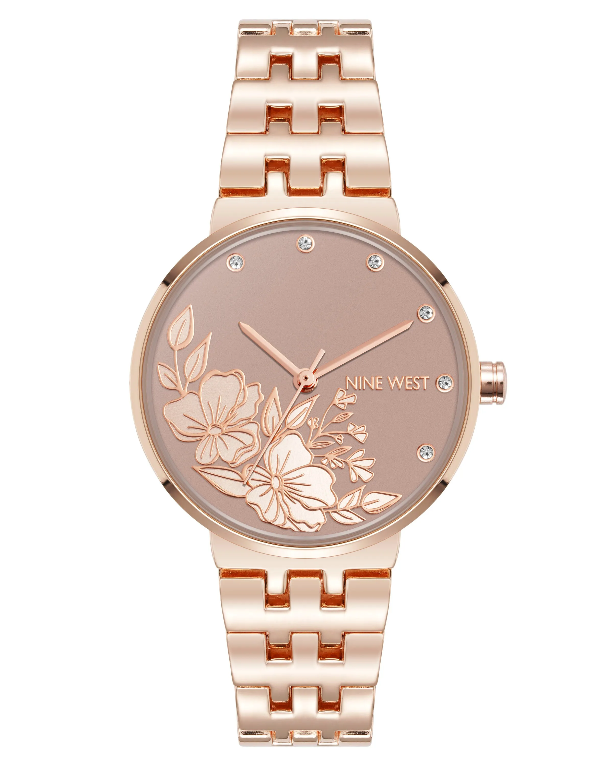 Elegant Floral Dial Watch sold by Nine West