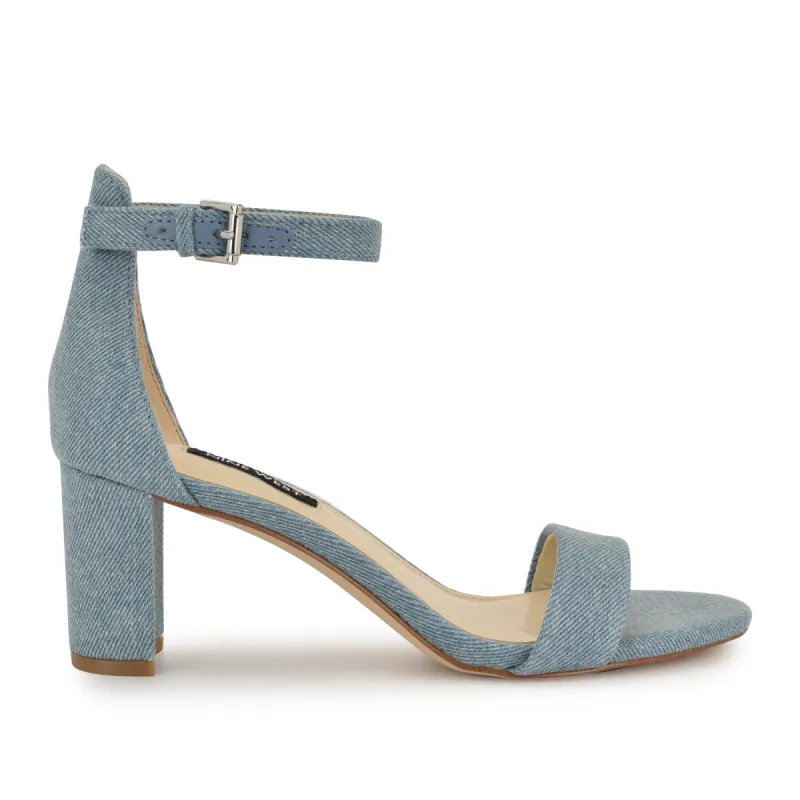 Pruce Ankle Strap Block Heel Sandals sold by Nine West