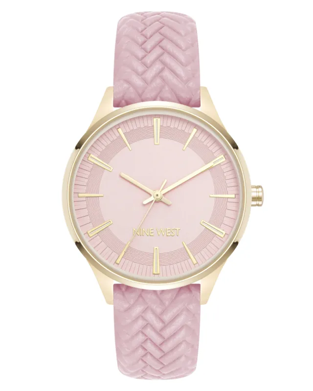 Chevron Pattern Strap Watch sold by Nine West