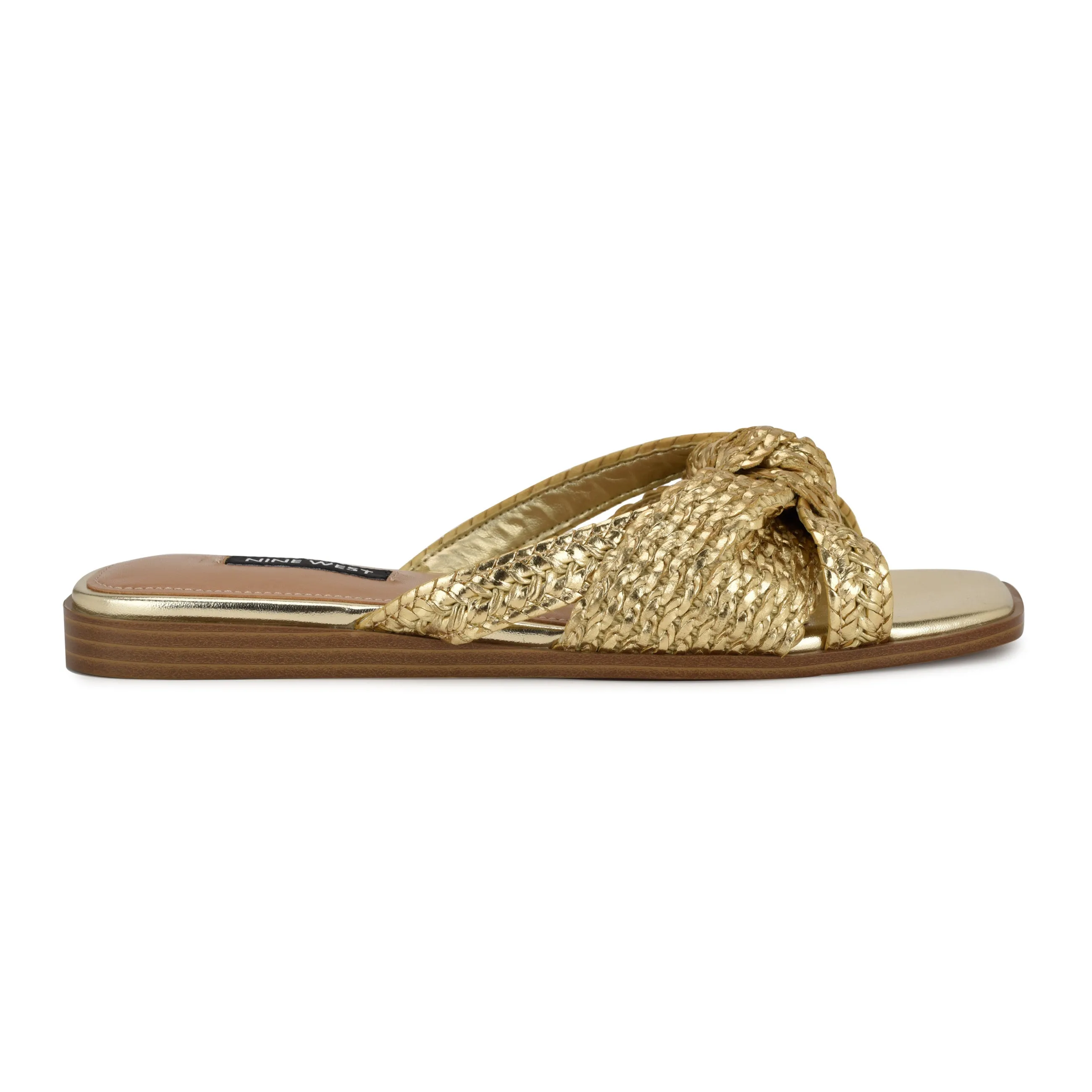 Omansa Flat Slide Sandals sold by Nine West