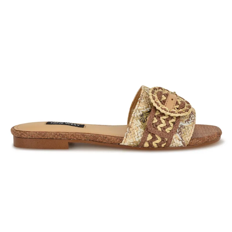 Olson Knotted Flat Slide Sandals | Parallel
