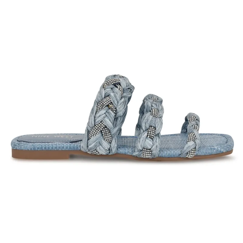 Qazz Flat Slide Sandals sold by Nine West