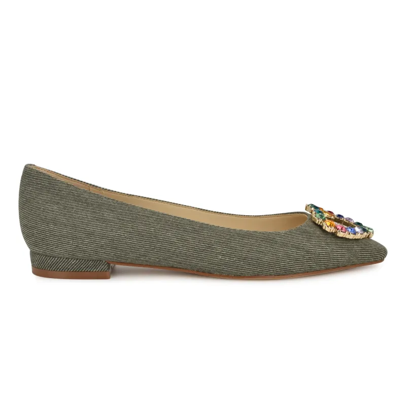 Hearts Pointy Toe Flats sold by Nine West