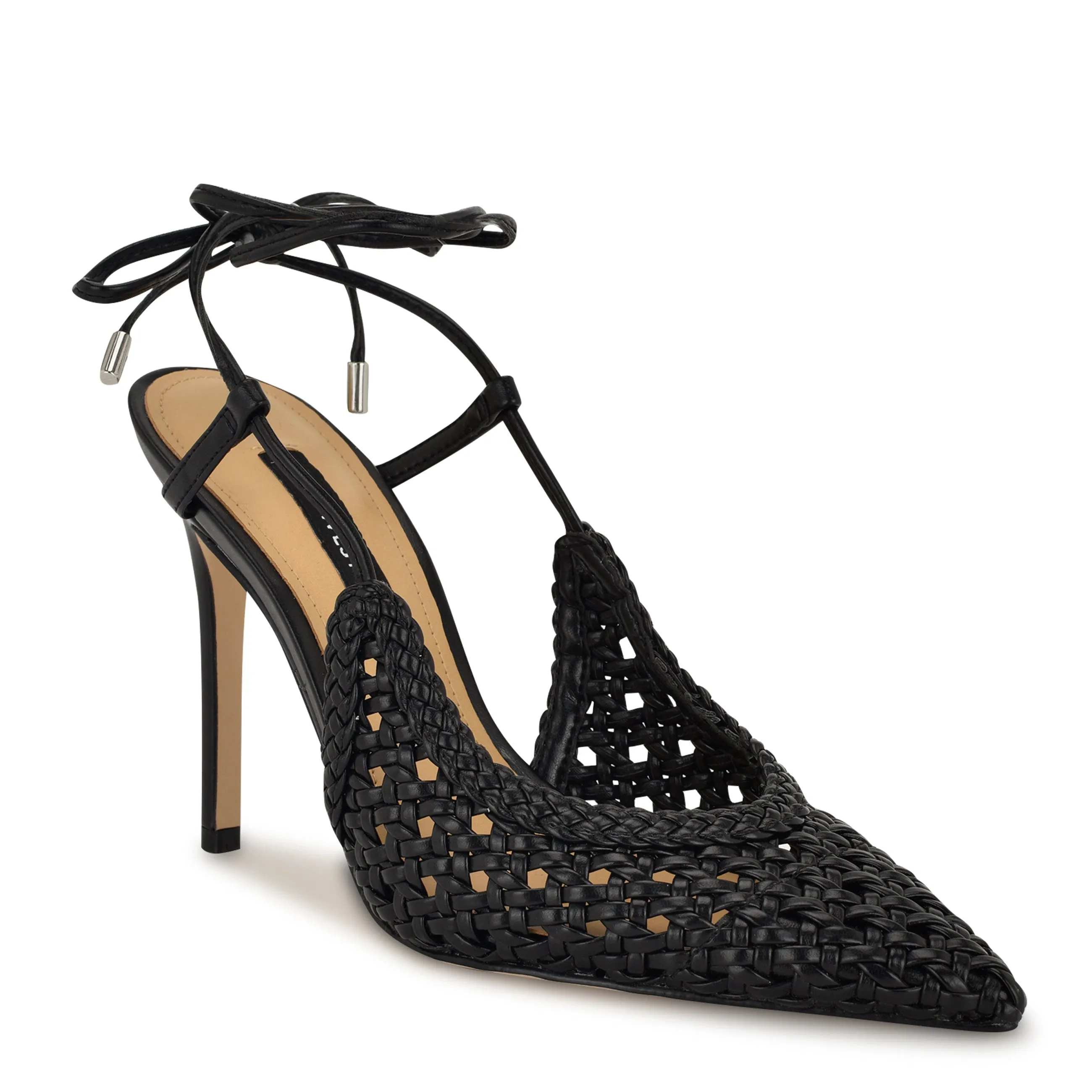 Fessla Woven Ankle Wrap Pumps sold by Nine West product image thumbnail 2