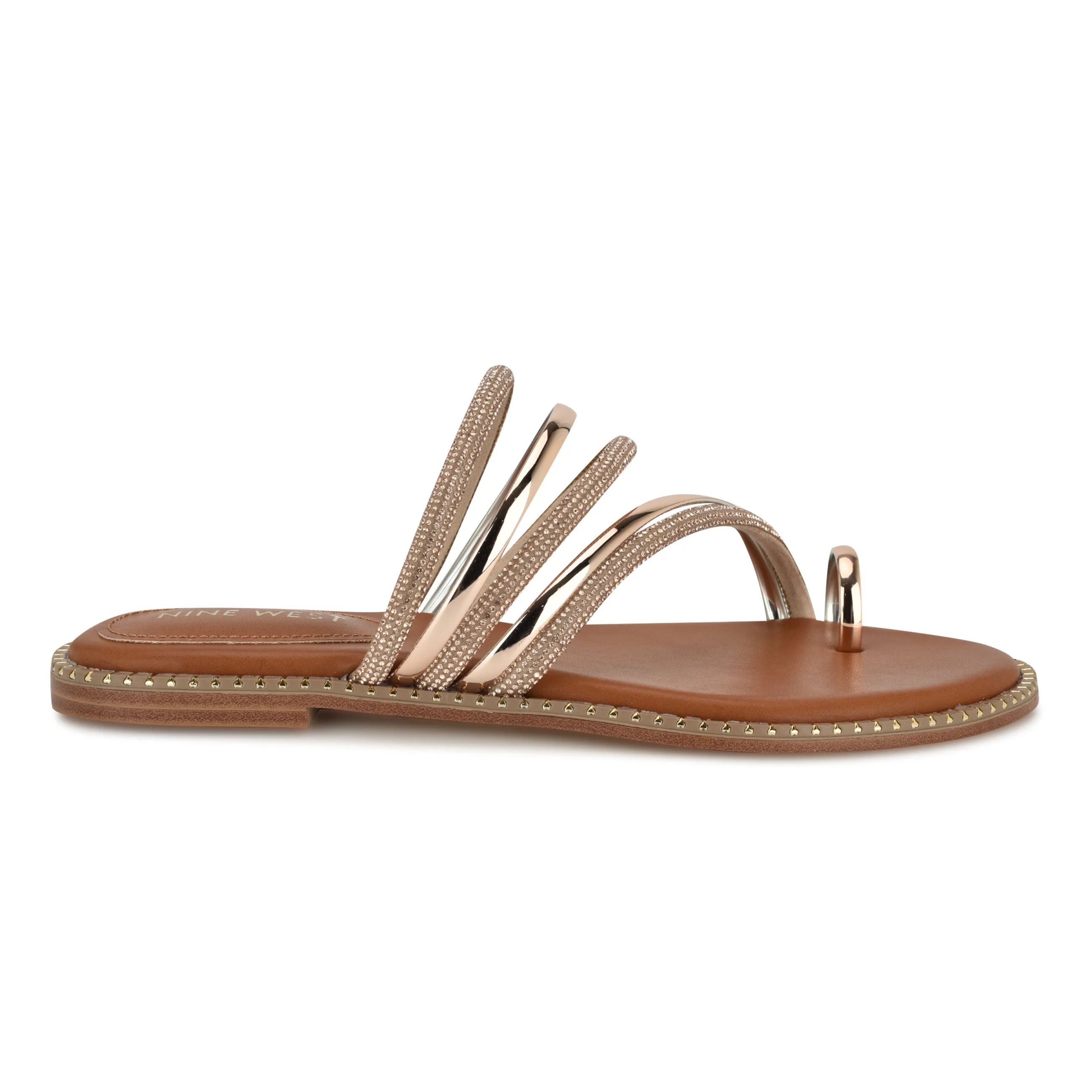 Dashin Flat Slide Sandals sold by Nine West