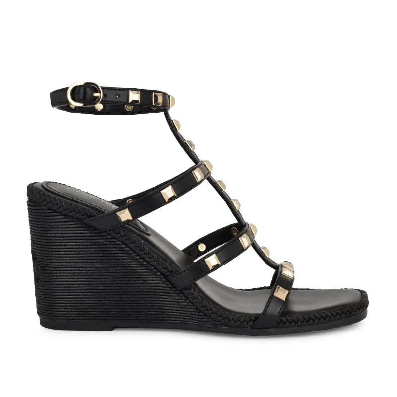 Sardis Studded Wedge Sandals sold by Nine West
