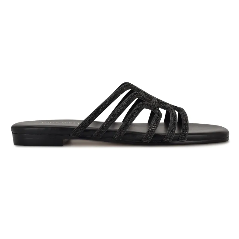 Timy Embellished Flat Sandals sold by Nine West