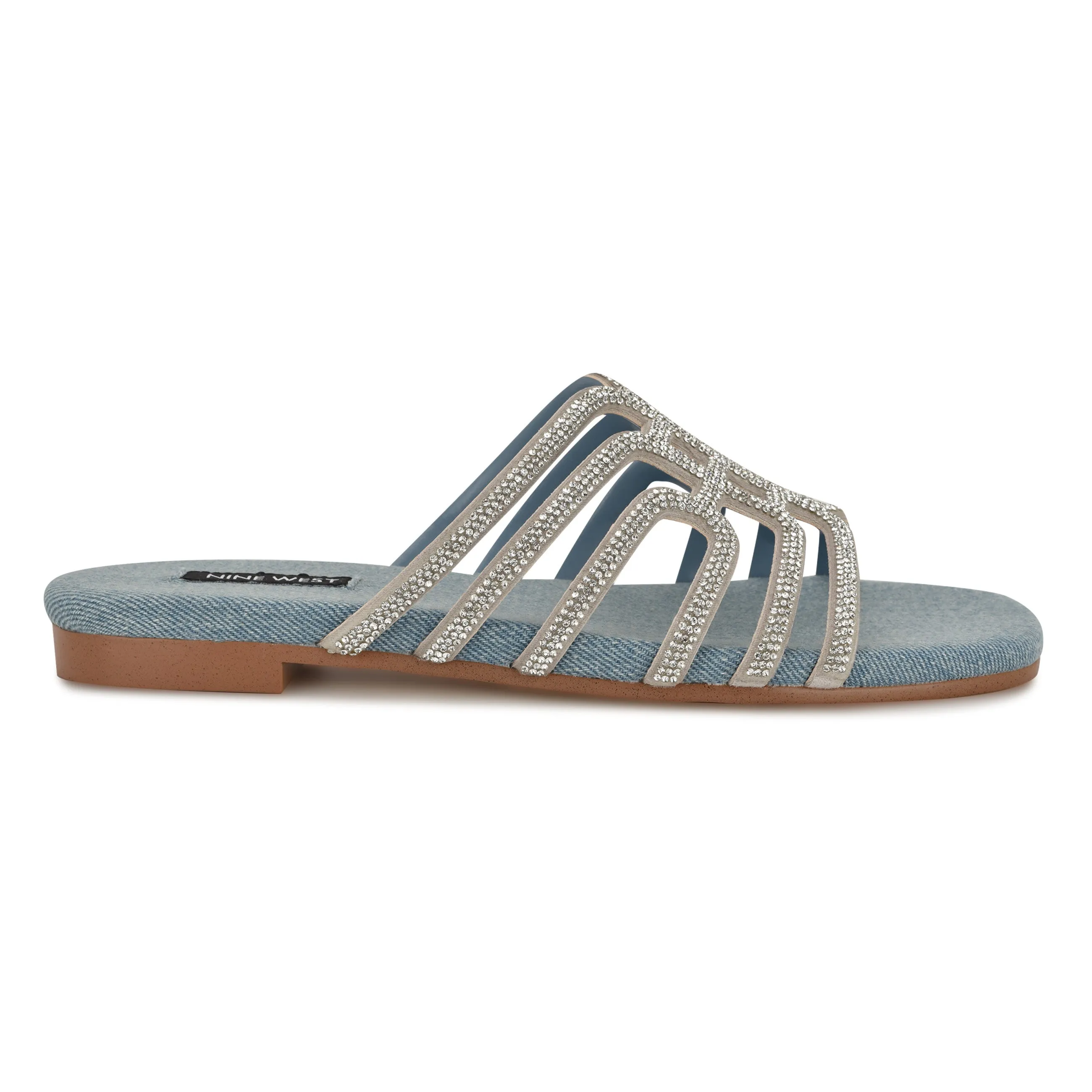 Timy Embellished Flat Sandals sold by Nine West