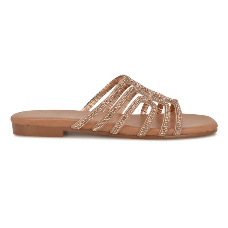 Timy Embellished Flat Sandals sold by Nine West