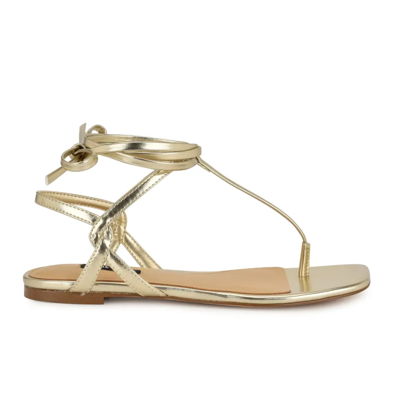 Norta Ankle Wrap Thong Sandals sold by Nine West