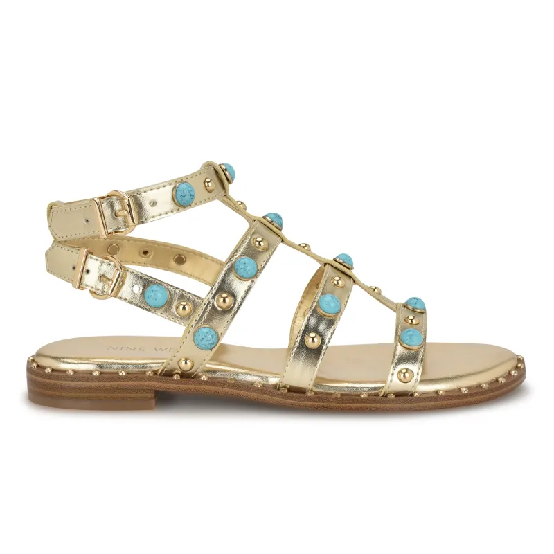 Mindela Studded Gladiator Sandals sold by Nine West