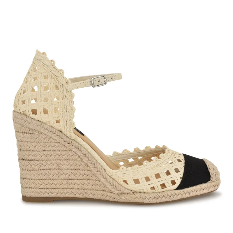 Mckinly Cap Toe Espadrille Wedges sold by Nine West