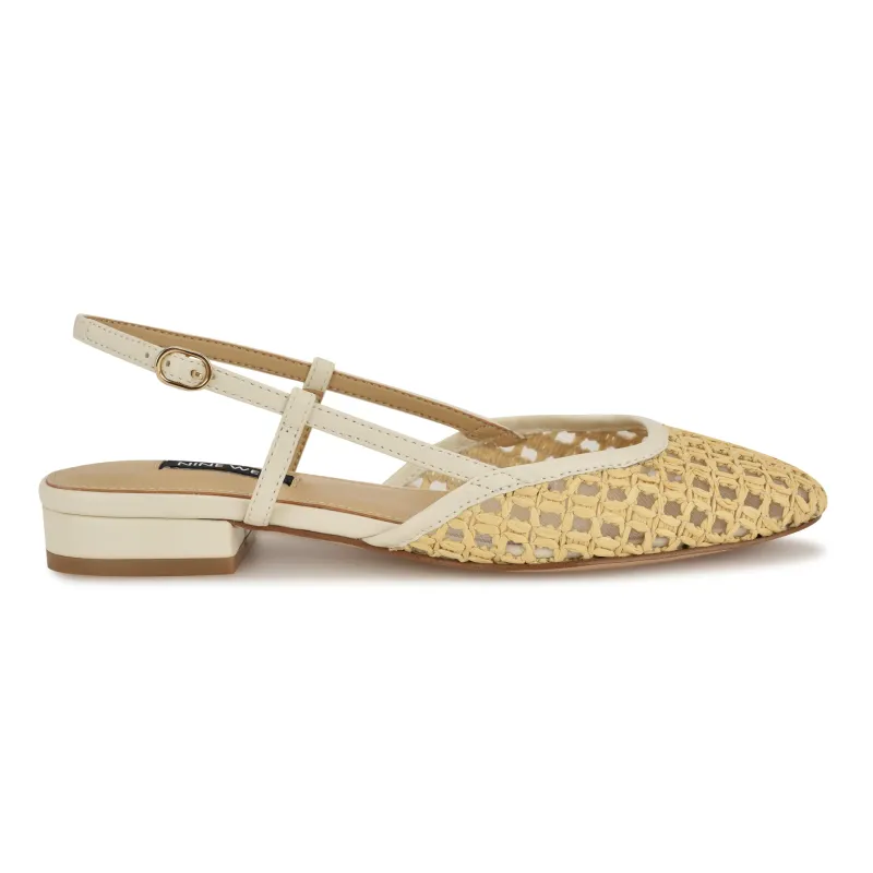 Socio Slingback Flats sold by Nine West