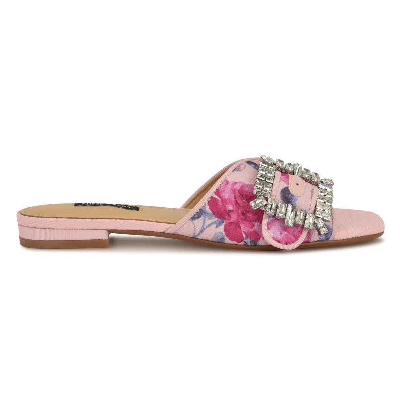 Laniey Flat Slide Sandals sold by Nine West