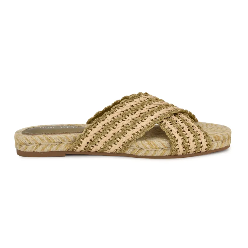 Animay Flat Slide Sandals sold by Nine West