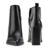 Birds Block Heel Leather Booties sold by Nine West