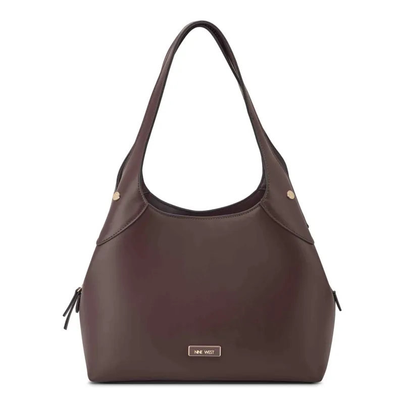 Eamon Triple Compartment Shoulder Bag made by Nine West
