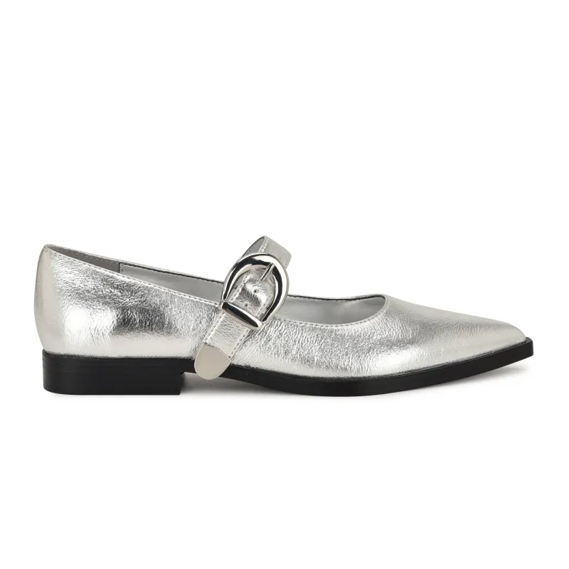 Katrel Mary Jane Pointy Toe Dress Flats sold by Nine West