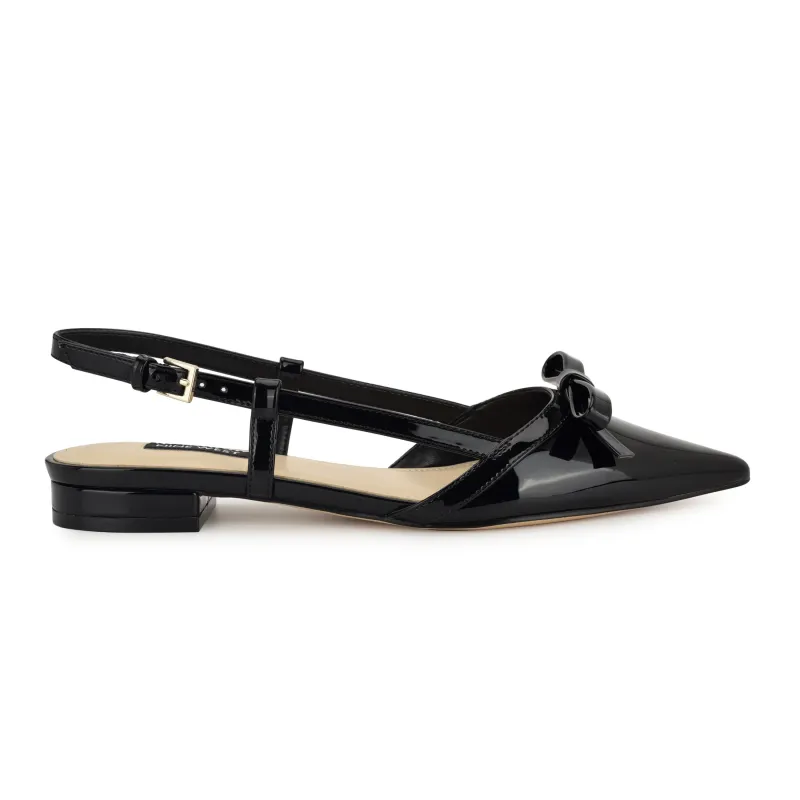 Grean Pointy Toe Slip-On Dress Flats sold by Nine West