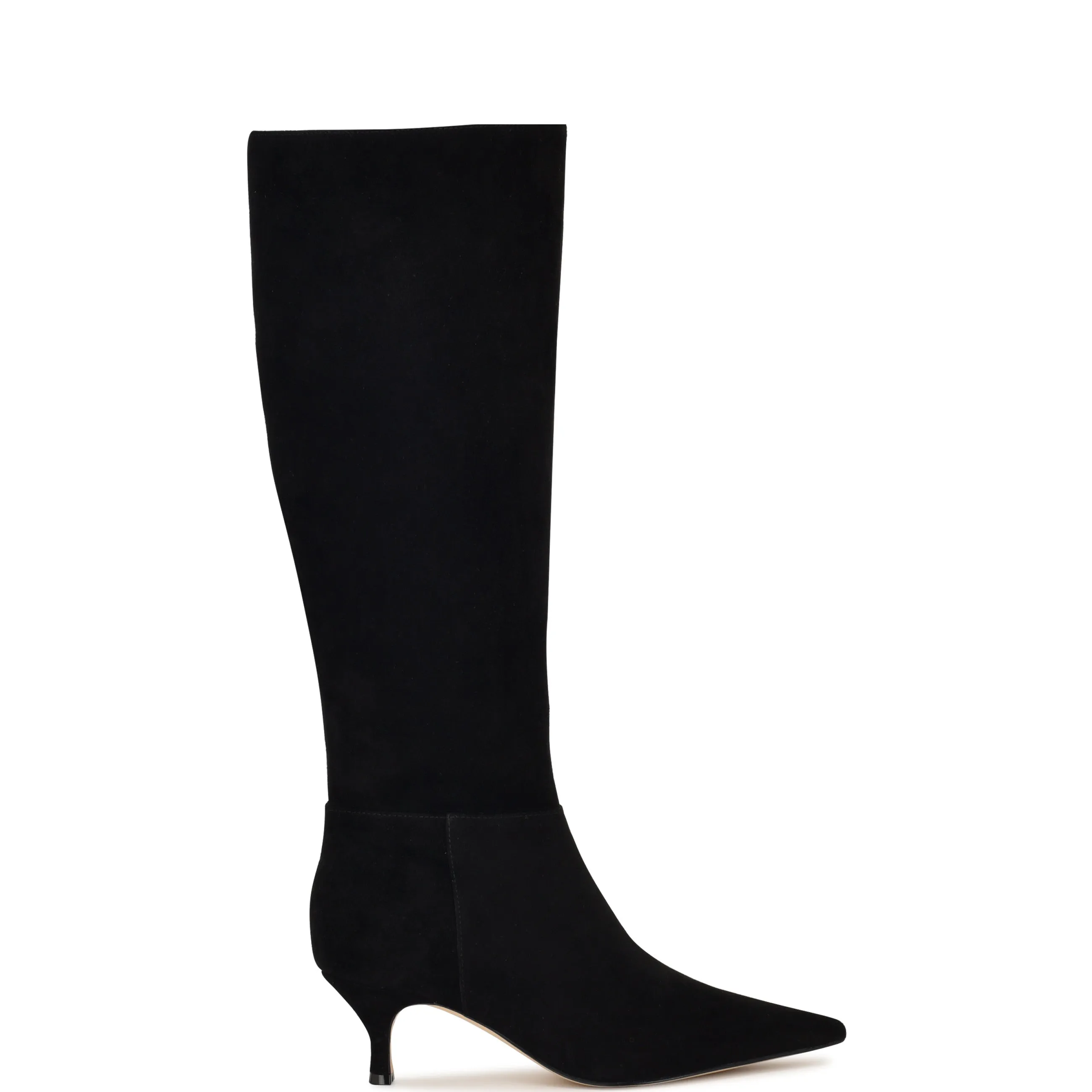 Somas Kitten Heel Knee High Leather Boots sold by Nine West