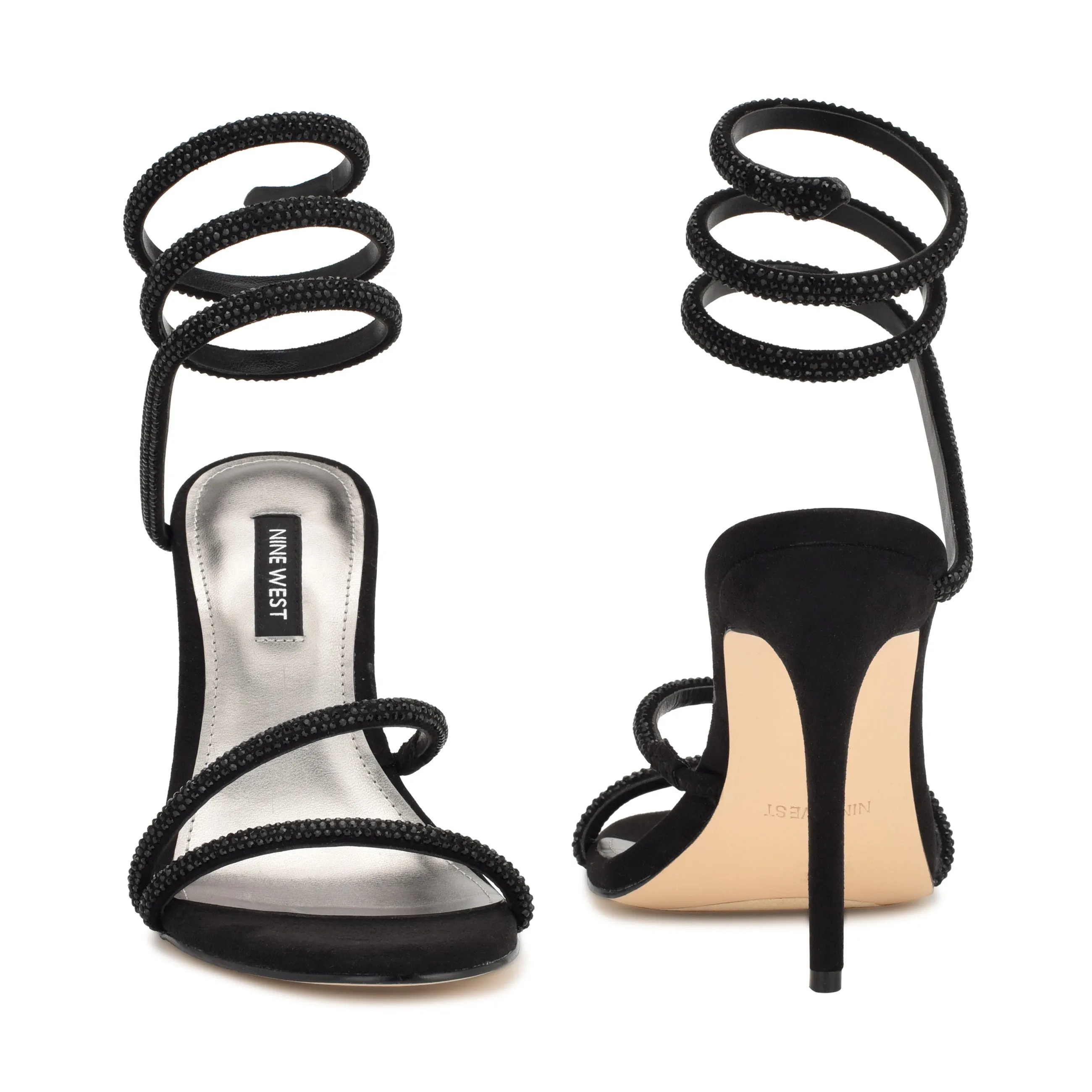 Maskil Ankle Wrap Heeled Sandals sold by Nine West product image thumbnail 4