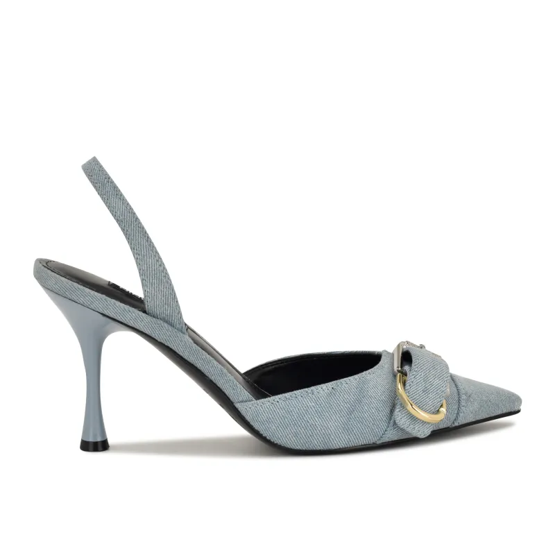Patsie Buckle Slingback Pumps sold by Nine West
