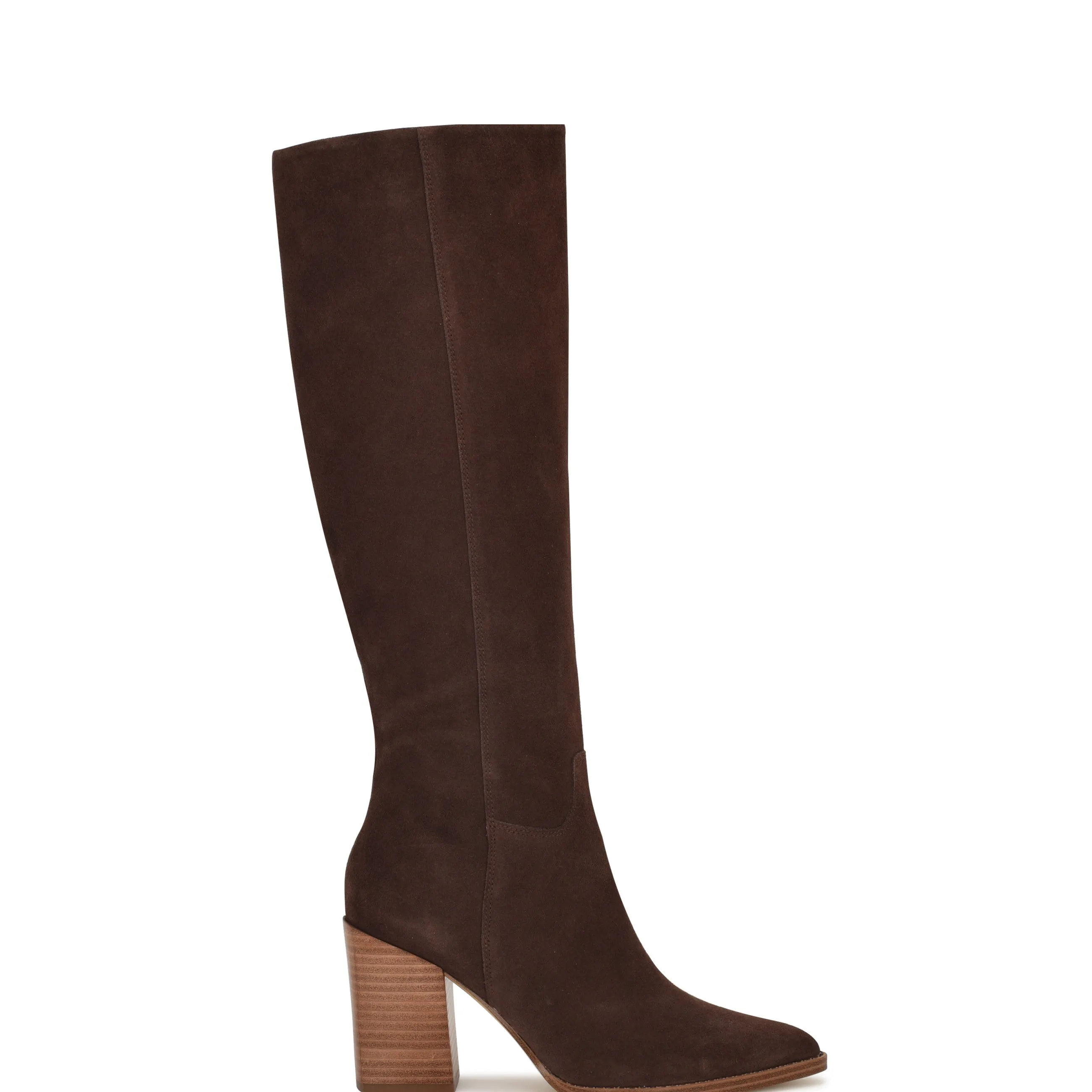 Brixe Heeled Leather Boots sold by Nine West
