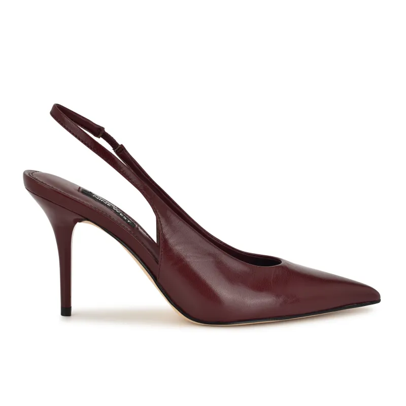 Palomma Leather Slingback Pumps made by Nine West