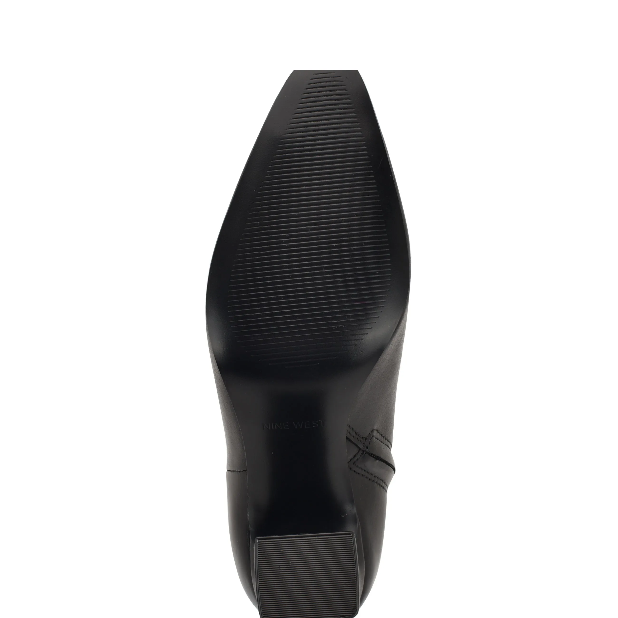 Reraye Block Heel Ankle Leather Booties sold by Nine West product image thumbnail 5