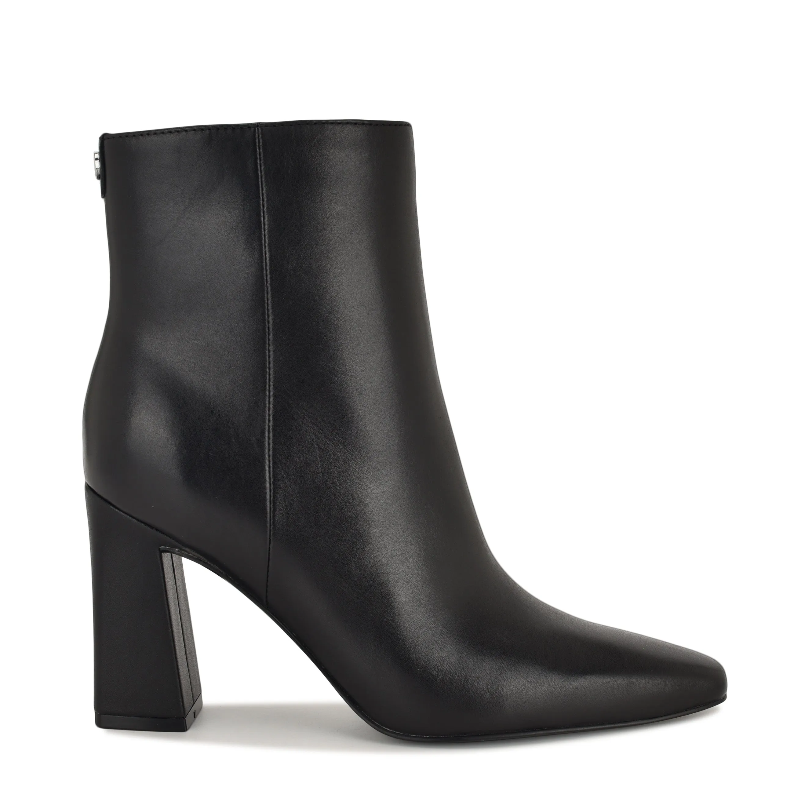 Reraye Block Heel Ankle Leather Booties sold by Nine West