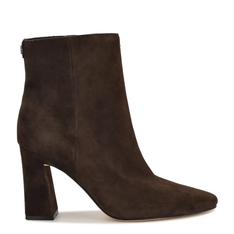 Reraye Block Heel Ankle Leather Booties sold by Nine West