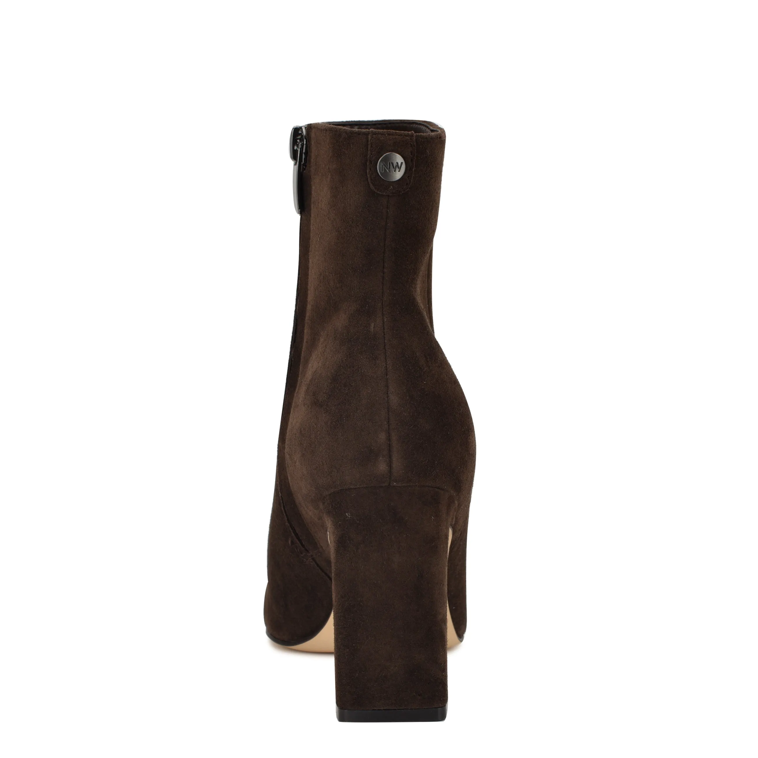 Reraye Block Heel Ankle Leather Booties sold by Nine West product image thumbnail 4