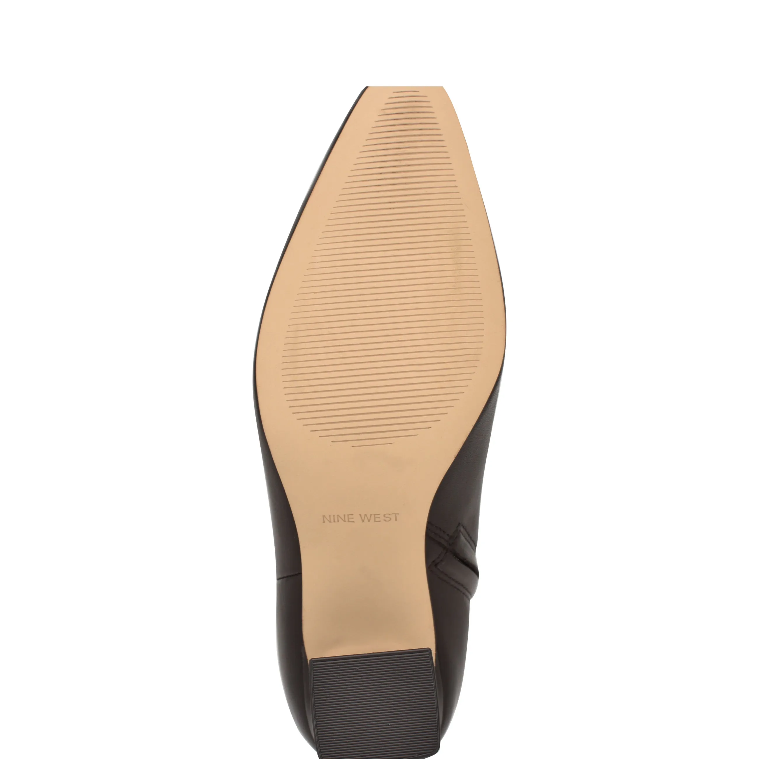 Reraye Block Heel Ankle Leather Booties sold by Nine West product image thumbnail 5