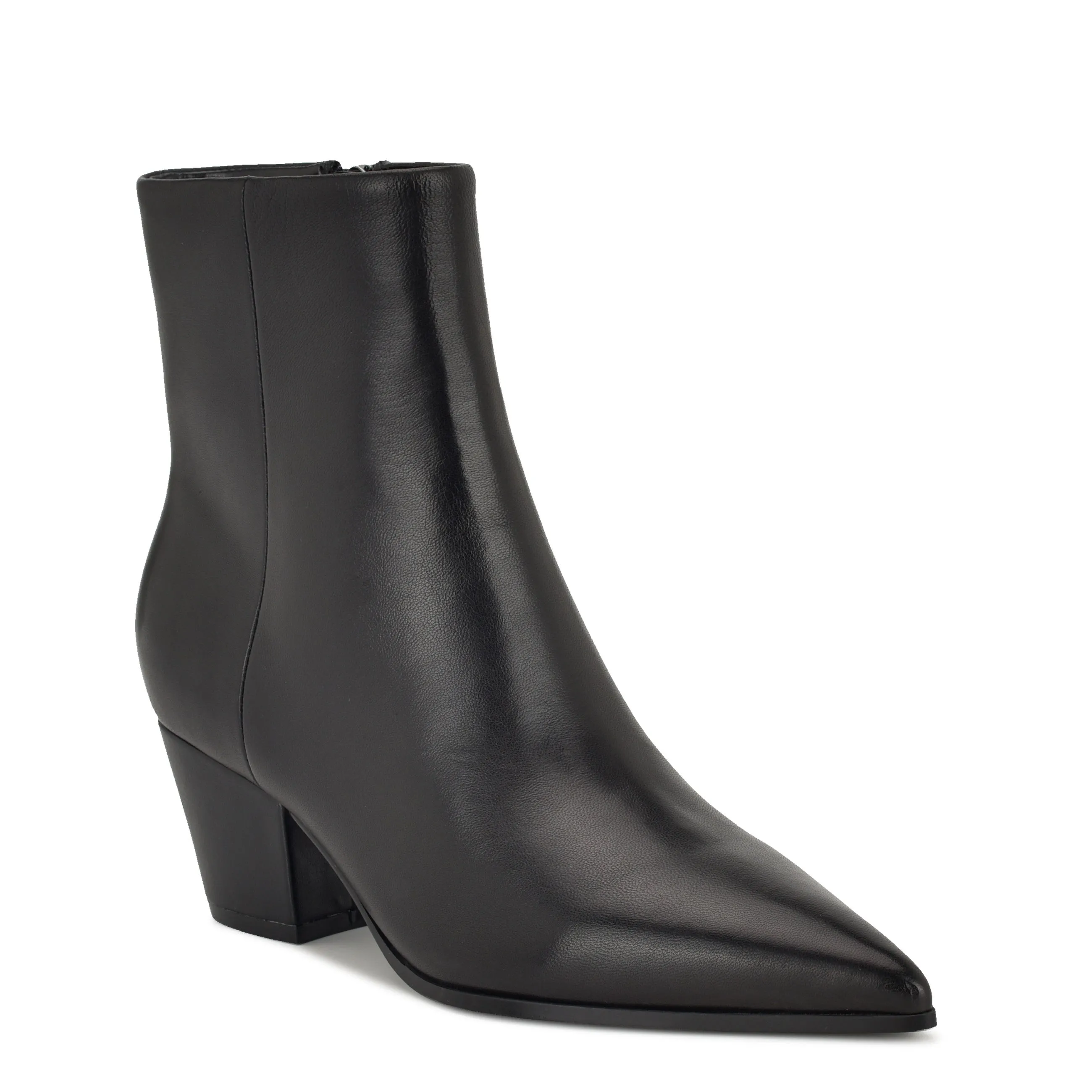 Savie Block Heel Ankle Leather Booties sold by Nine West product image thumbnail 2