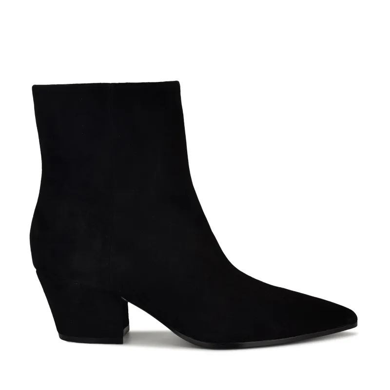 Savie Block Heel Ankle Leather Booties sold by Nine West