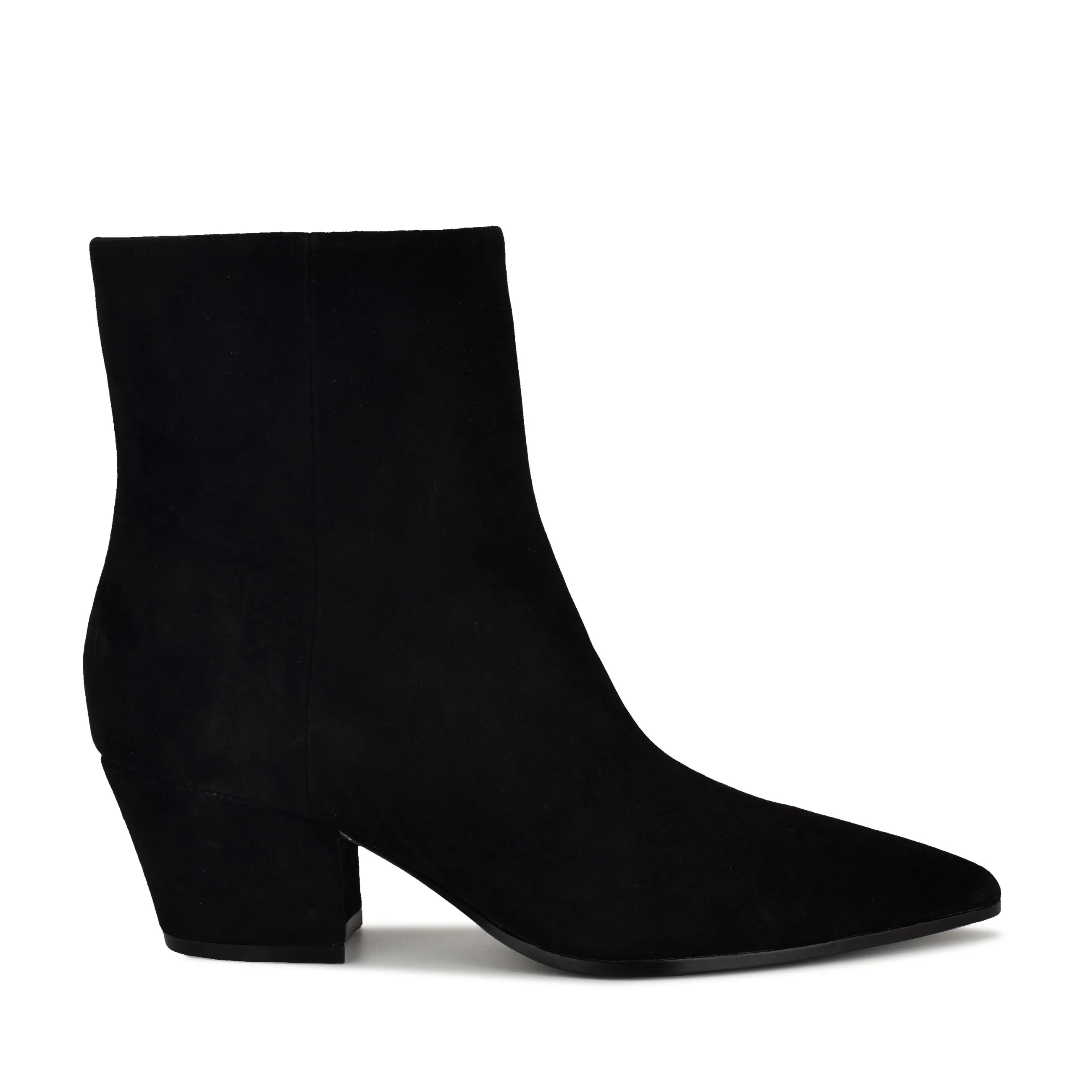 Savie Block Heel Ankle Leather Booties sold by Nine West