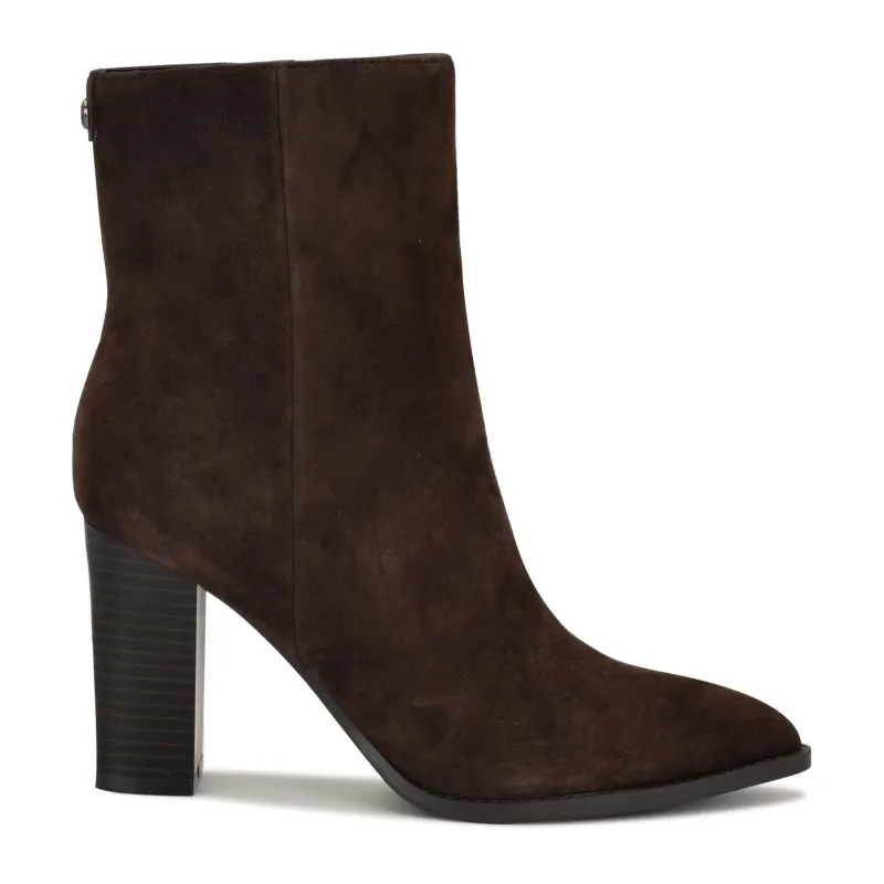 Tessay 9x9 Block Heel Leather Booties sold by Nine West