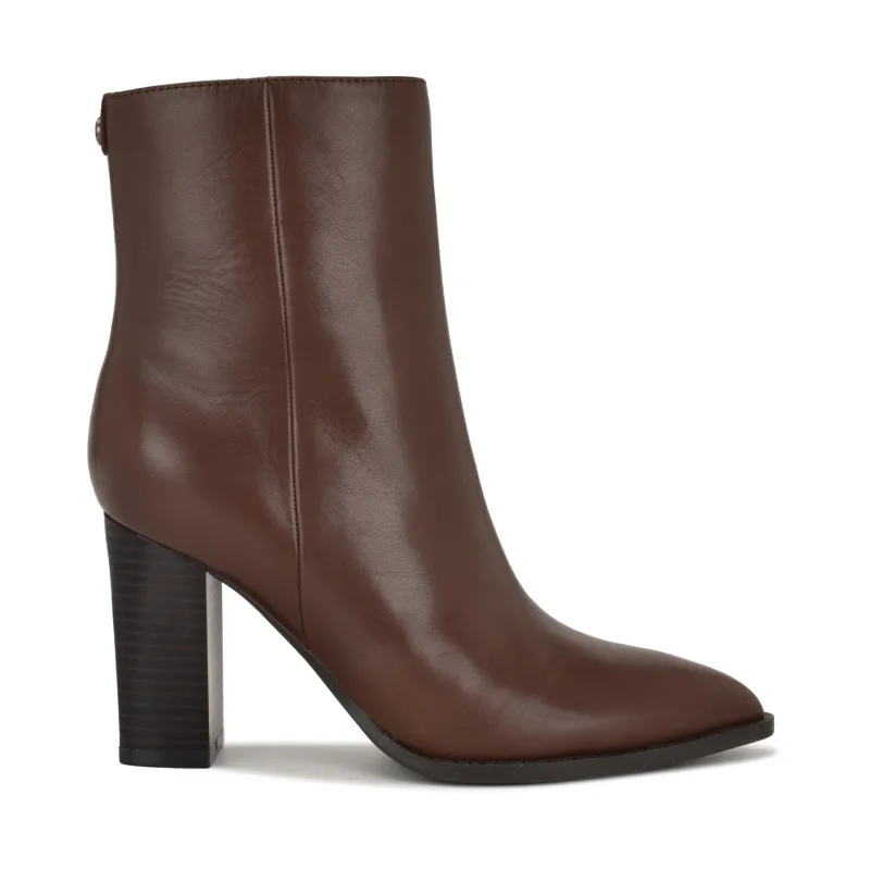 Tessay 9x9 Block Heel Leather Booties sold by Nine West