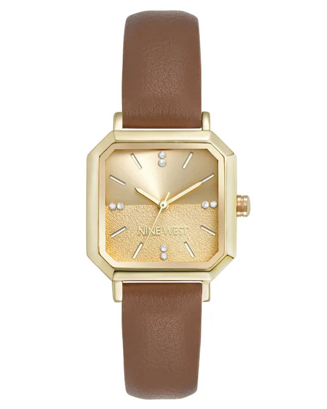 Octagonal Case Strap Watch sold by Nine West