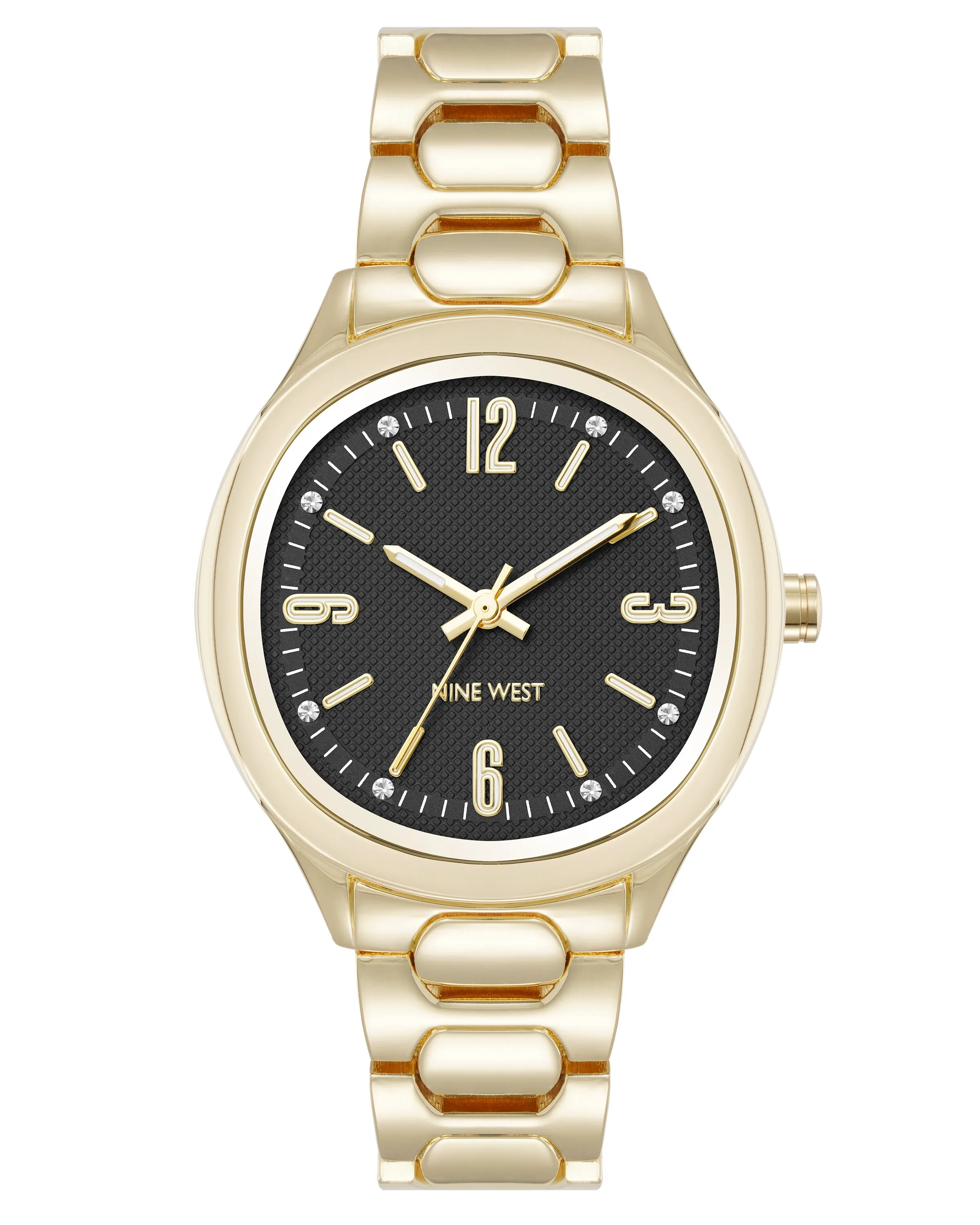 Round Link Bracelet Watch sold by Nine West