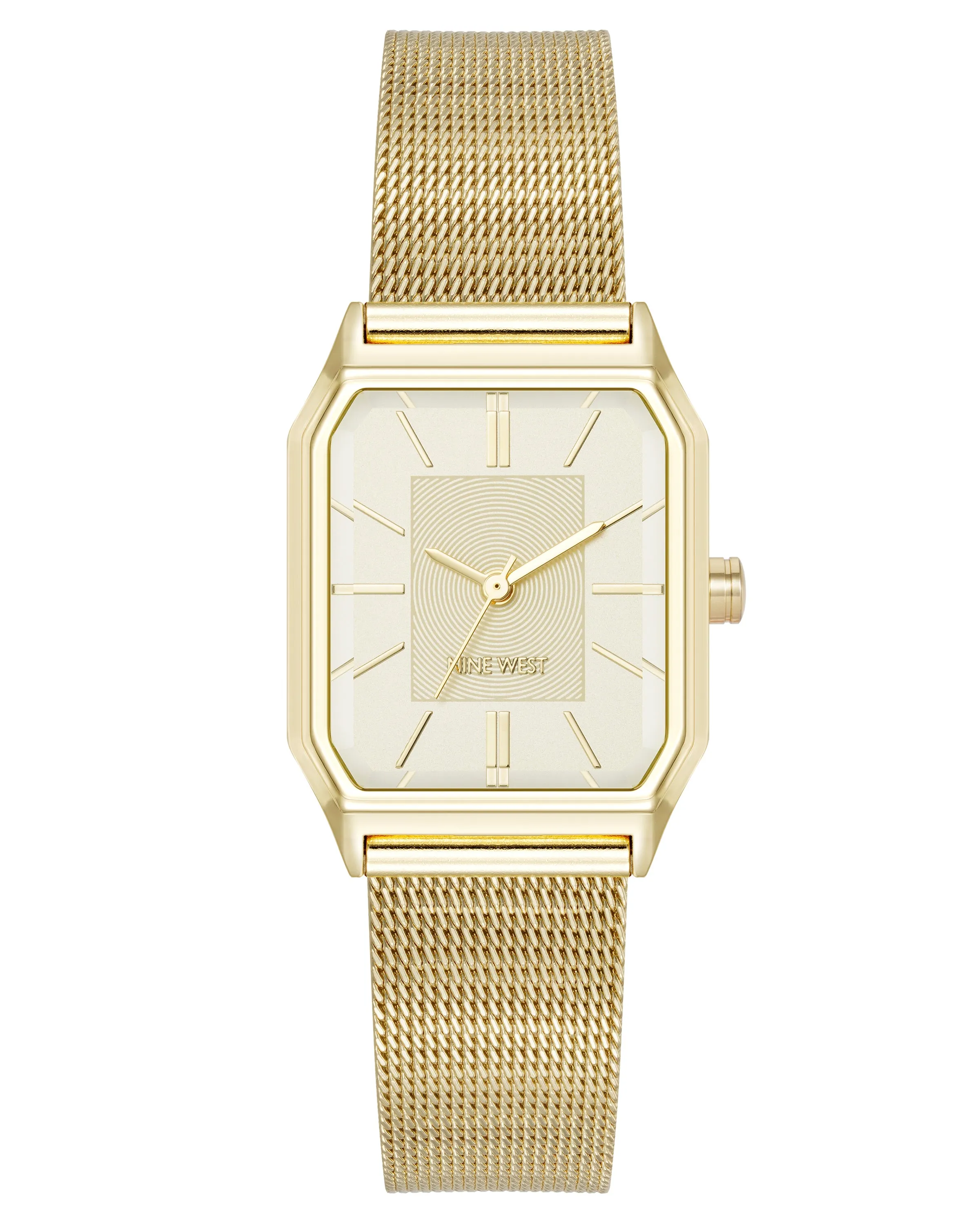 Octagonal Case Mesh Bracelet Watch sold by Nine West