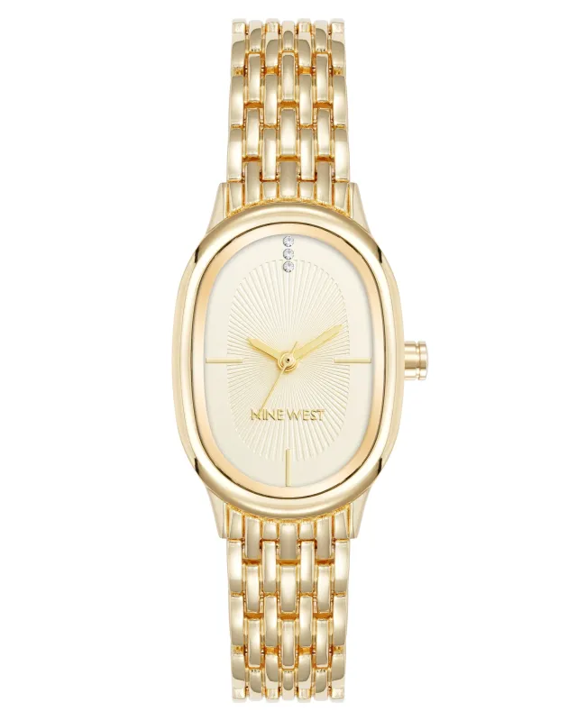 Oval Case Bracelet Watch sold by Nine West