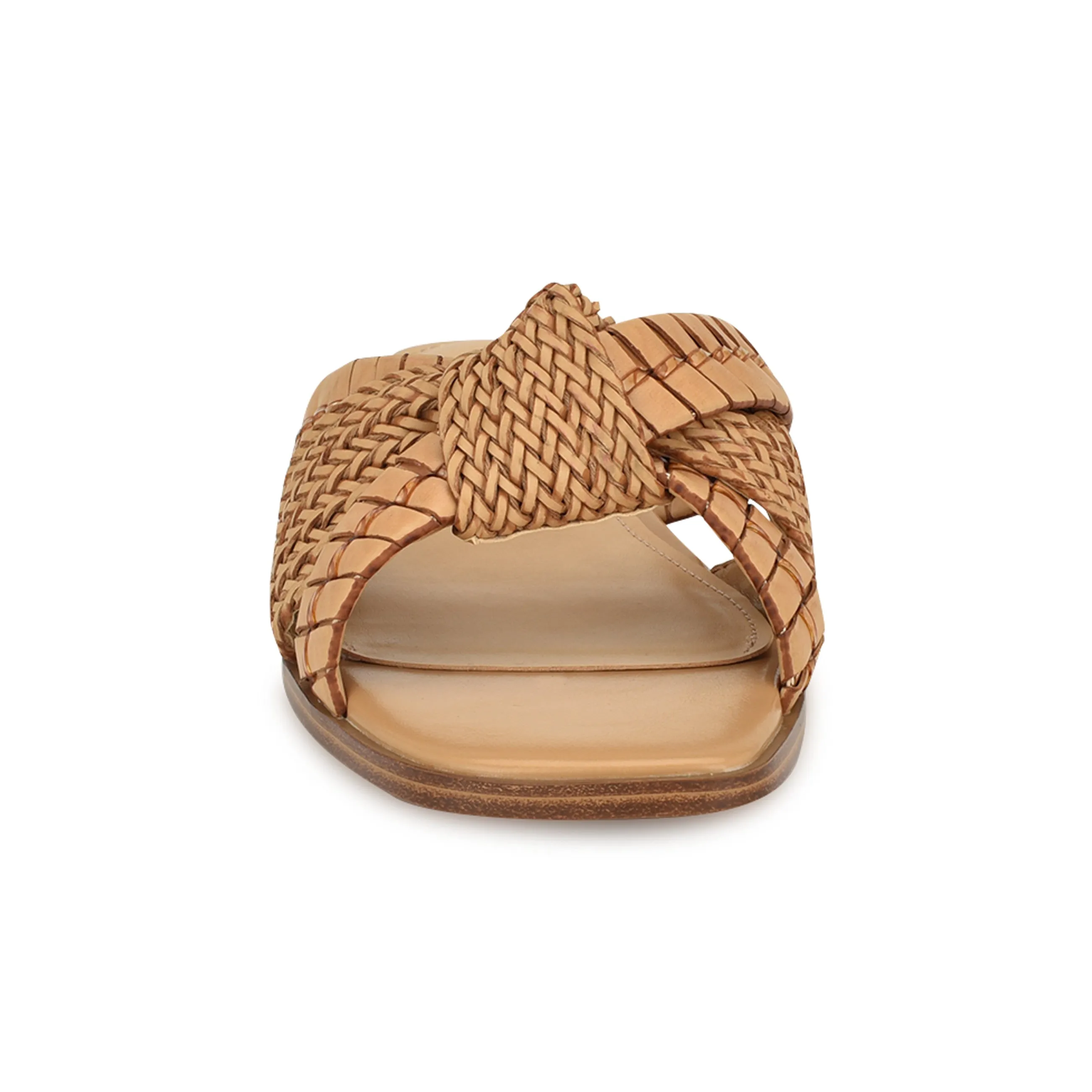 【大特価】Nine West Olson Knotted Flat Slide サンダル Olson Knotted Flat Slide Sandals | Parallel