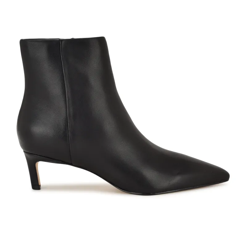 Brite Kitten Heel Ankle Leather Booties sold by Nine West