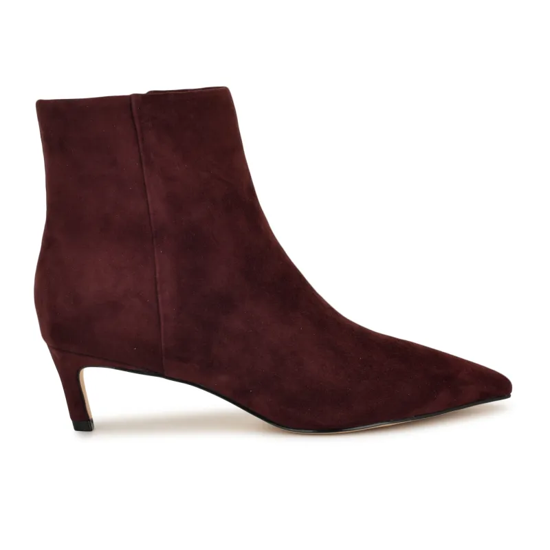 Brite Kitten Heel Ankle Leather Booties sold by Nine West