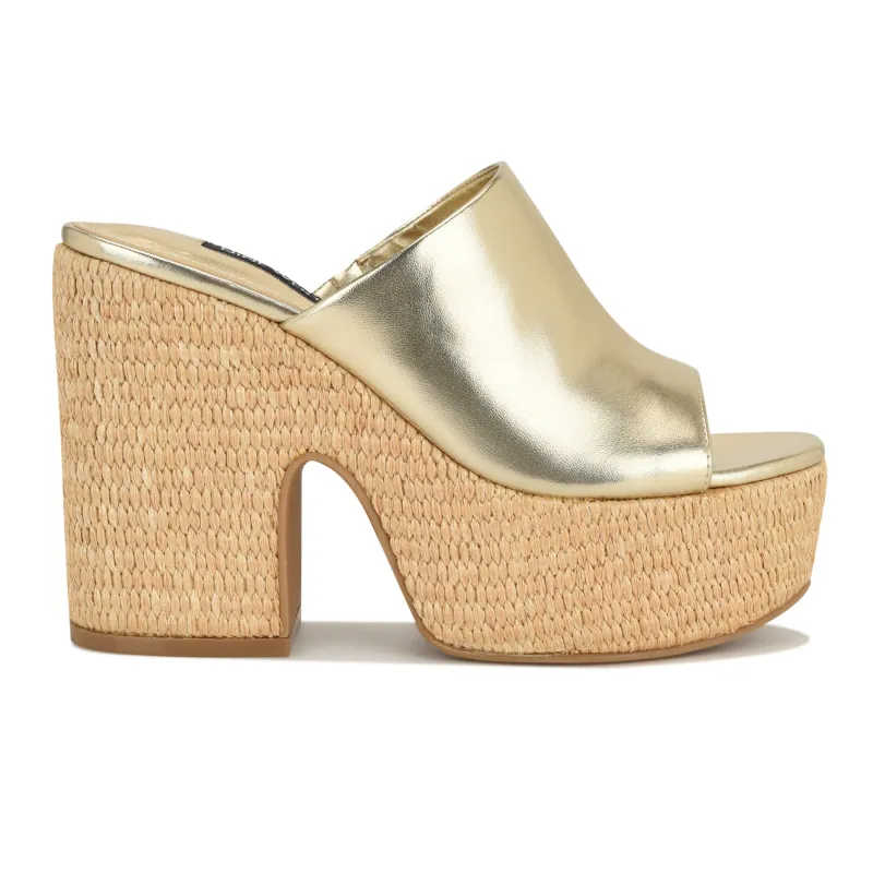 Olley Platform Slide Sandals sold by Nine West