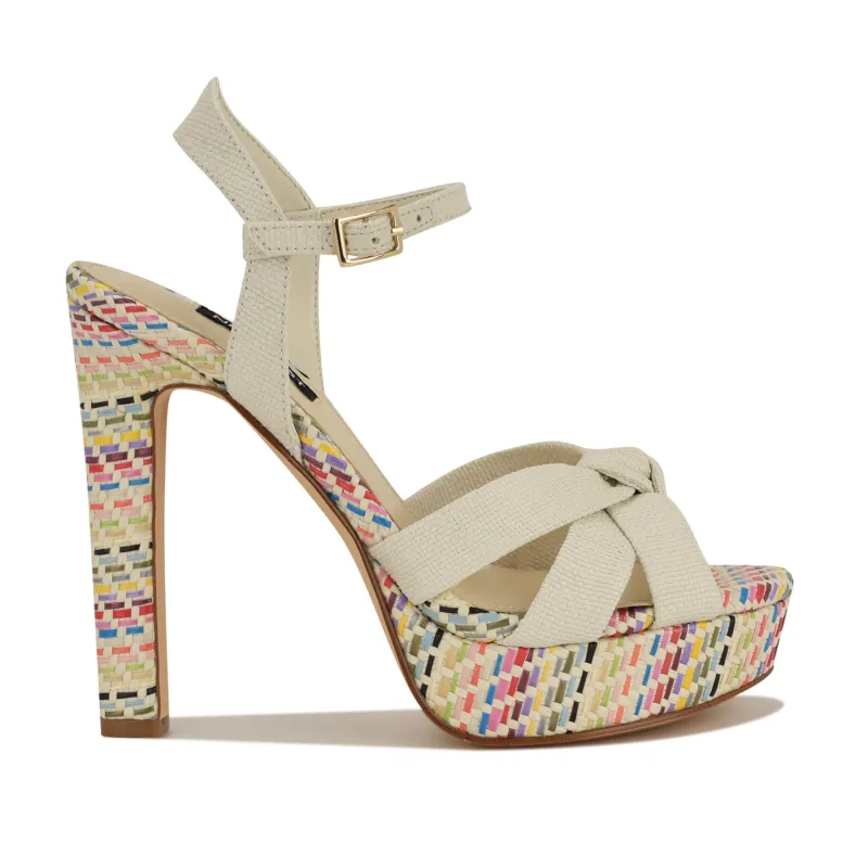 Windee Knotted Platform Sandals sold by Nine West